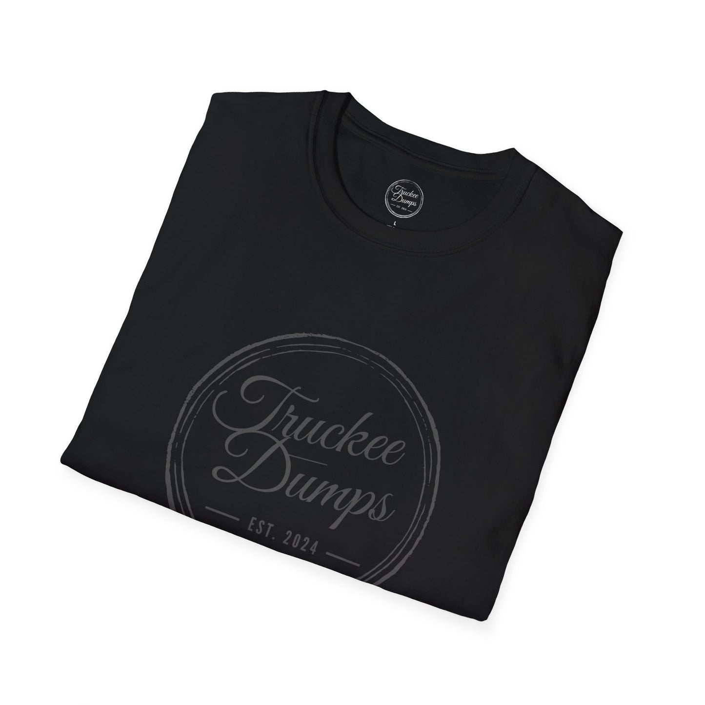 Truckee Dumps Unisex Softstyle T-Shirt (Dark Range)