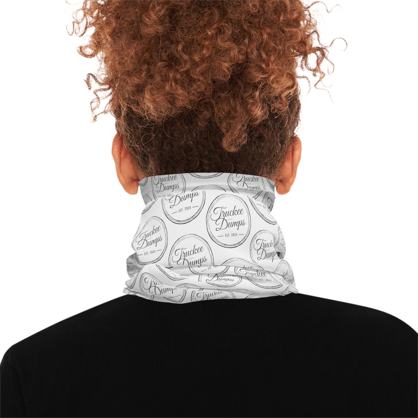 Truckee Dumps Midweight Neck Gaiter (White)