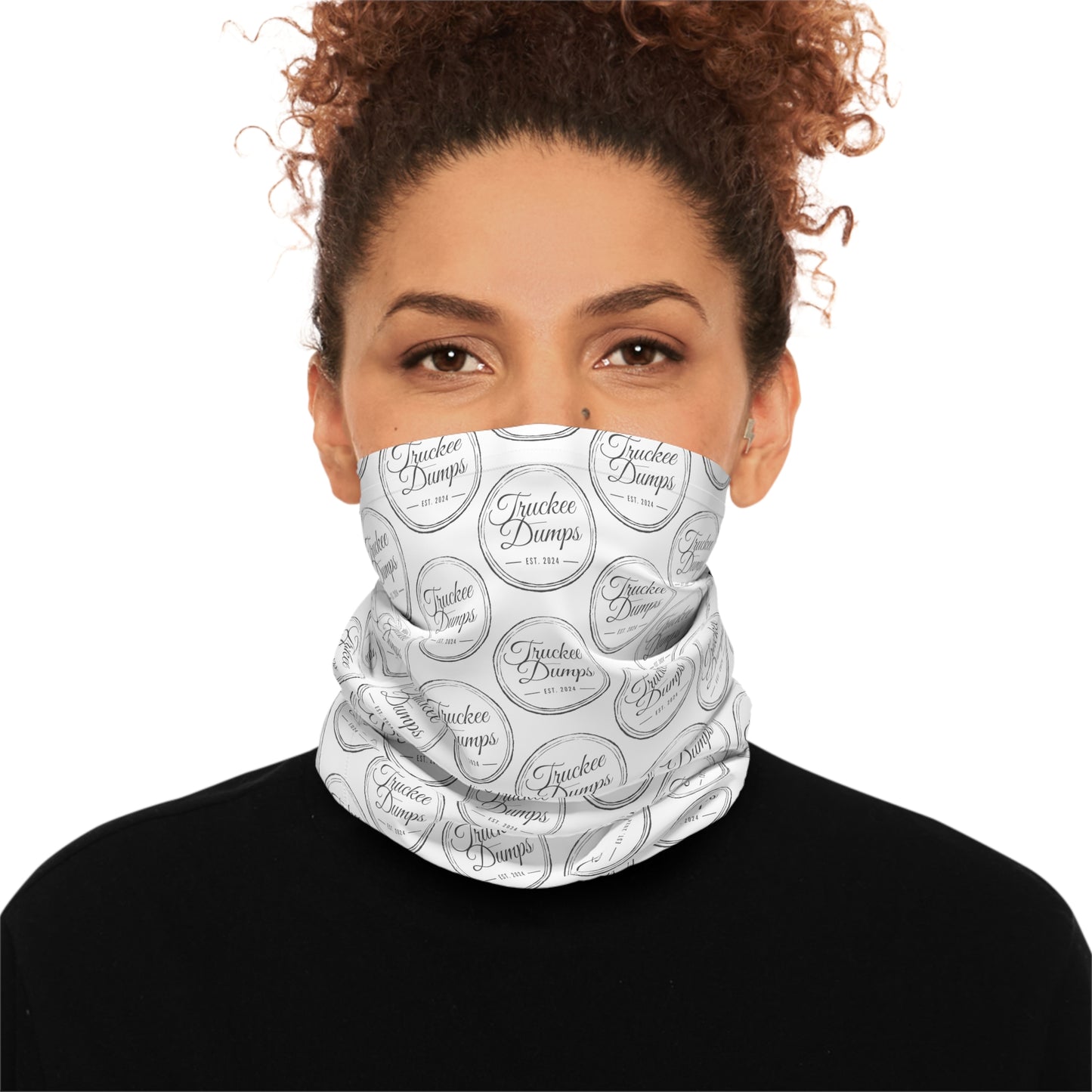 Truckee Dumps Midweight Neck Gaiter (White)