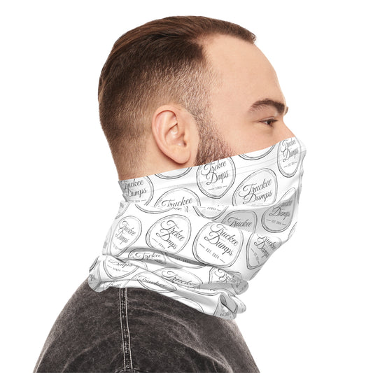 Truckee Dumps Midweight Neck Gaiter (White)