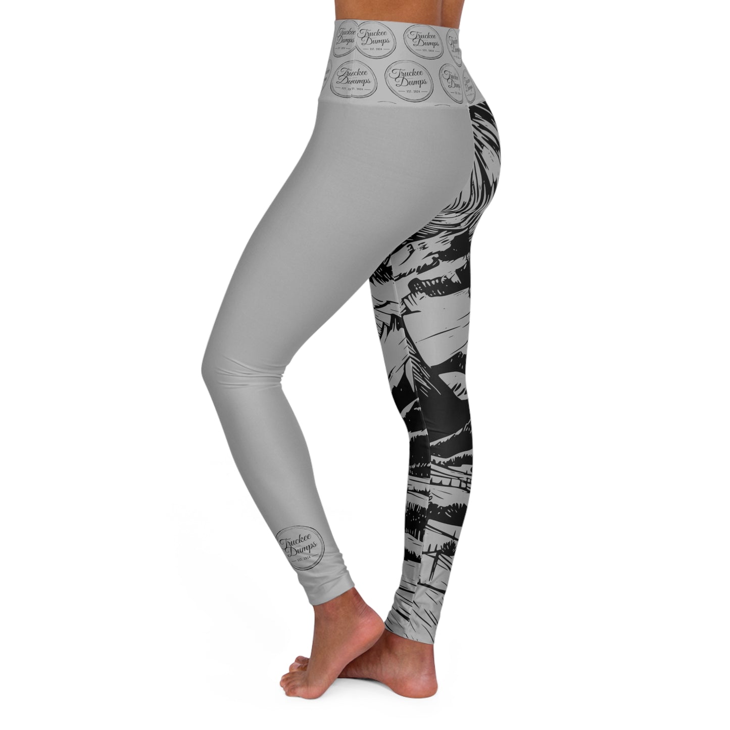 Truckee Dumps High Waisted Yoga Leggings (Van Gogh Style)